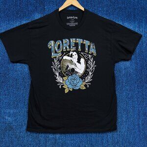 Loretta Lynn Country Music Singer T-shirt Size Extra Large